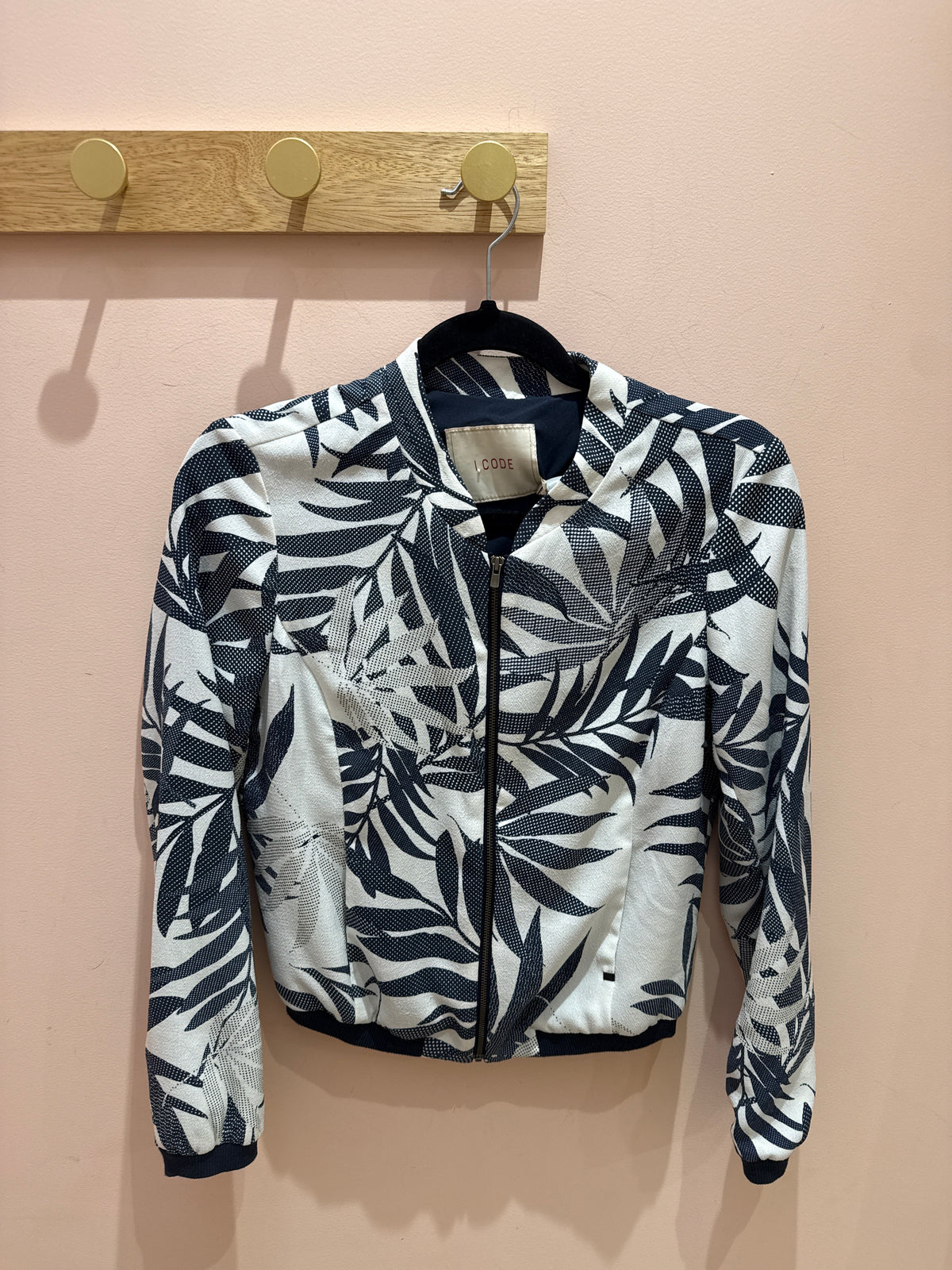 Bomber bleu et blanc T.S