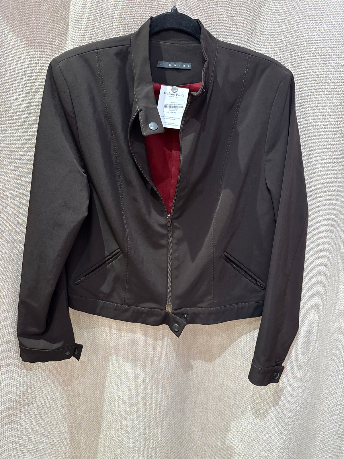 Veste marron KISSIMI T.42