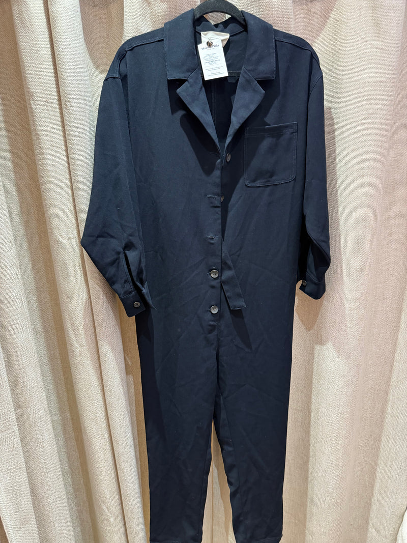 Combinaison , T.XS/S, American Vintage, Bleu marine