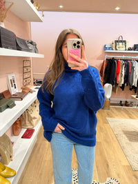 Pull bleu roi IKKS T.S