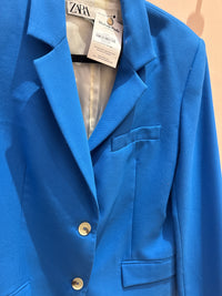 Blazer Zara bleu roi T.M