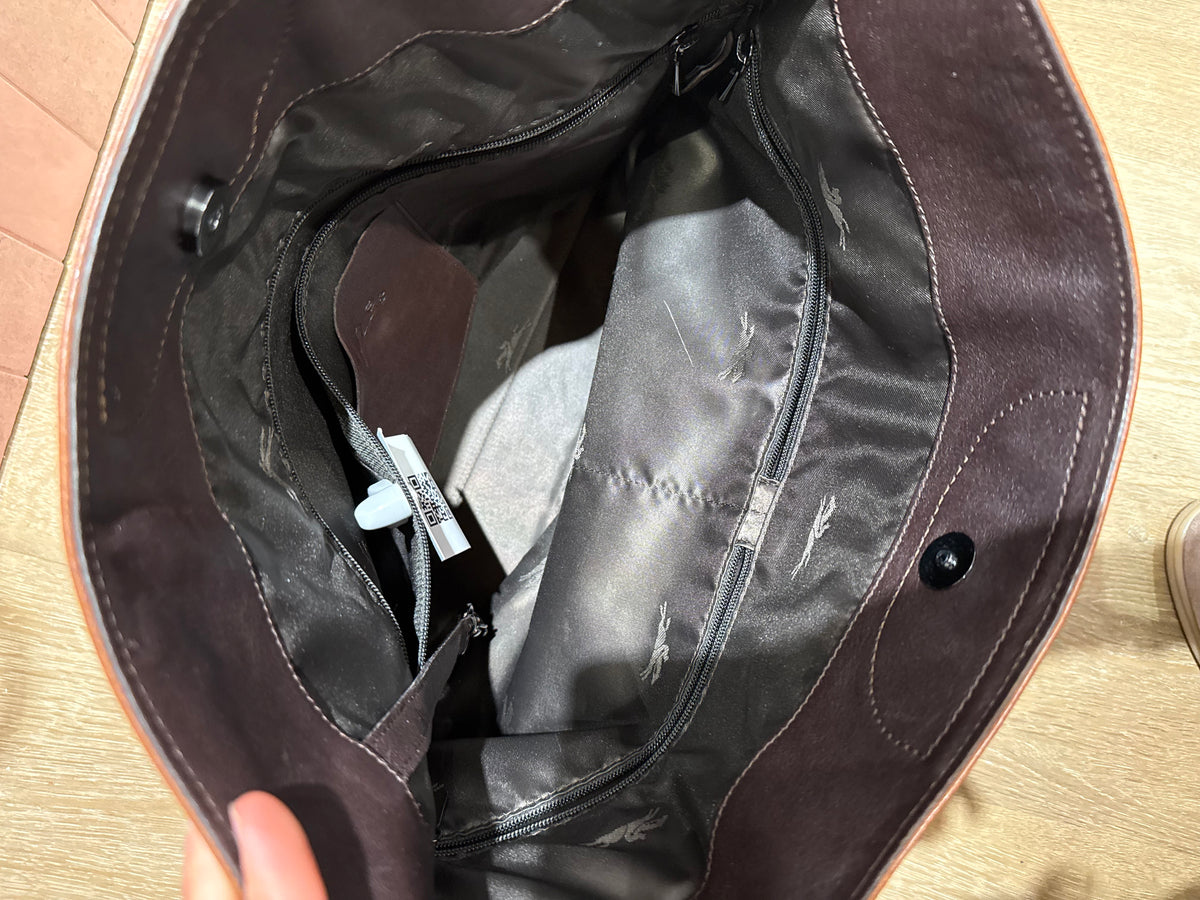 Sac marron cabas Longchamp