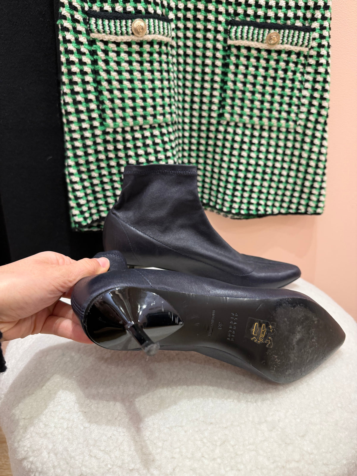 Bottines bleues marine Claudie Pierlot T.39