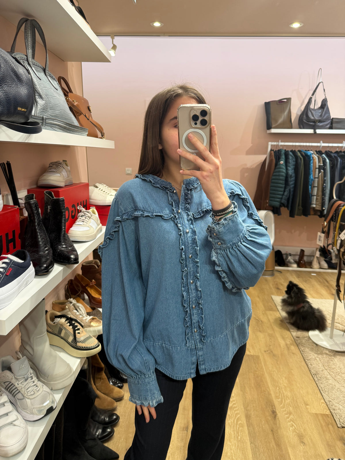 Chemise en jean taille M