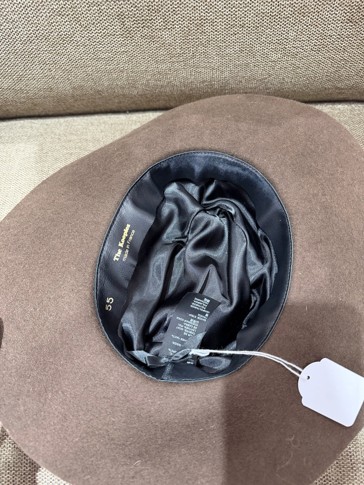 Chapeau marron The Kooples - T.55 30/09