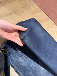 Sac bleu marine lancel