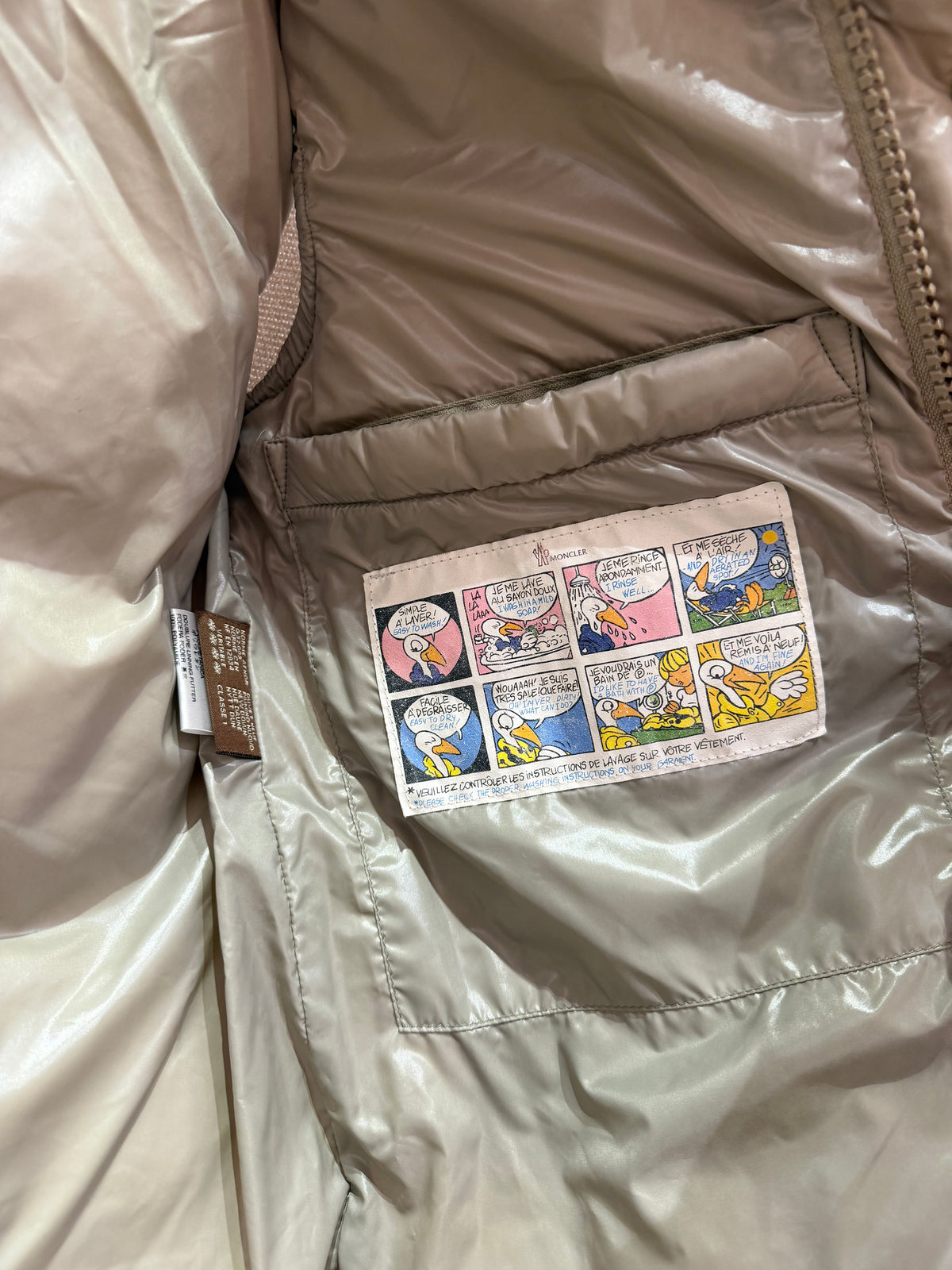 Doudoune sans manches moncler T.S 19/10