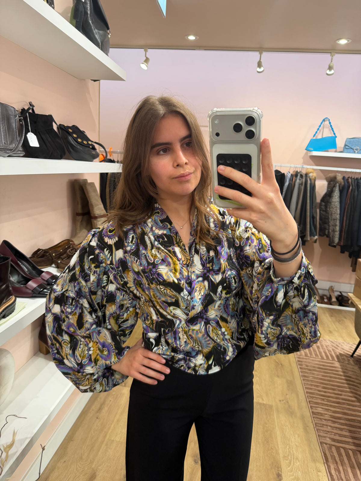 Blouse violette IRO - T.34 06/09