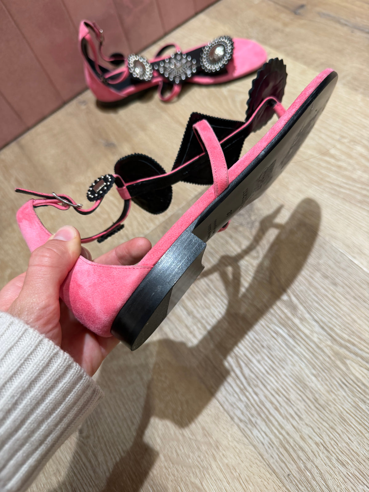 Sandales roses Hermès – 37 27/10