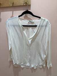 Blouse en soie blanche Sandro T.L