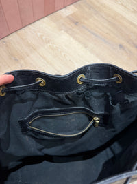 Sac Noé Louis Vuitton cuir épi noir 07/08