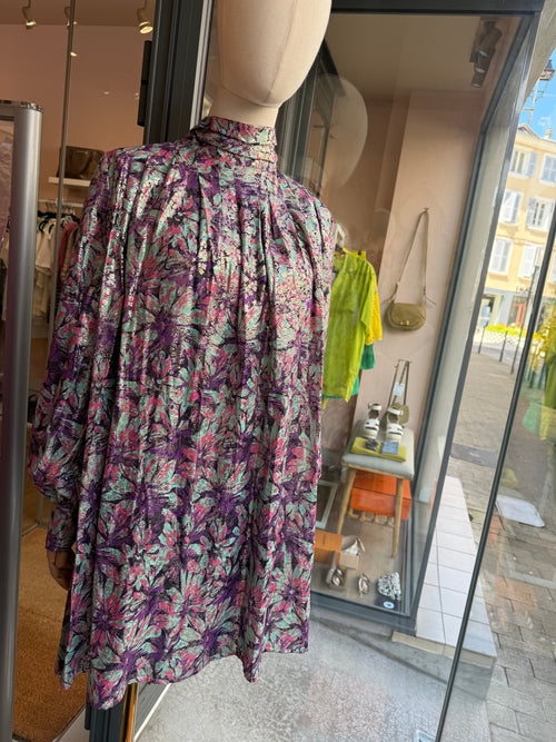 Robe violette et dorée Modetrotter T.38