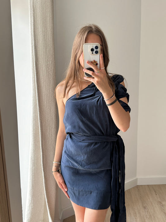 Robe marine Claudie T.XS