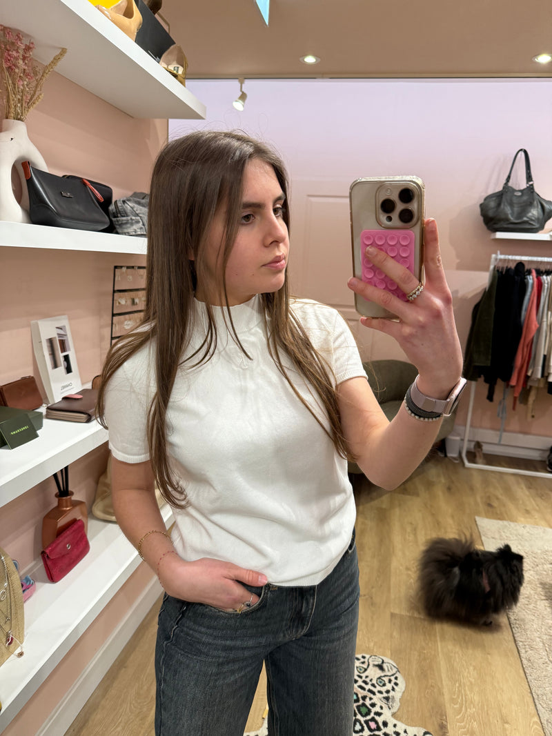 Top MC - Calvin Klein blanc, T.S