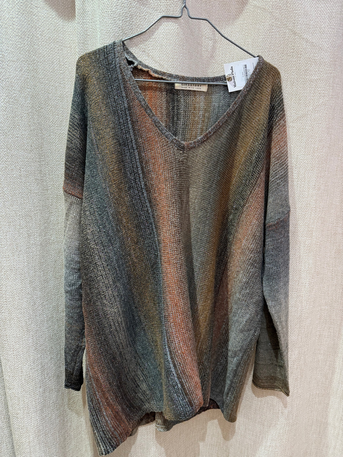 Cindstory pull corail kaki T.L