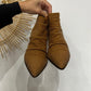 Bottines camel T.37/38 Halmanera