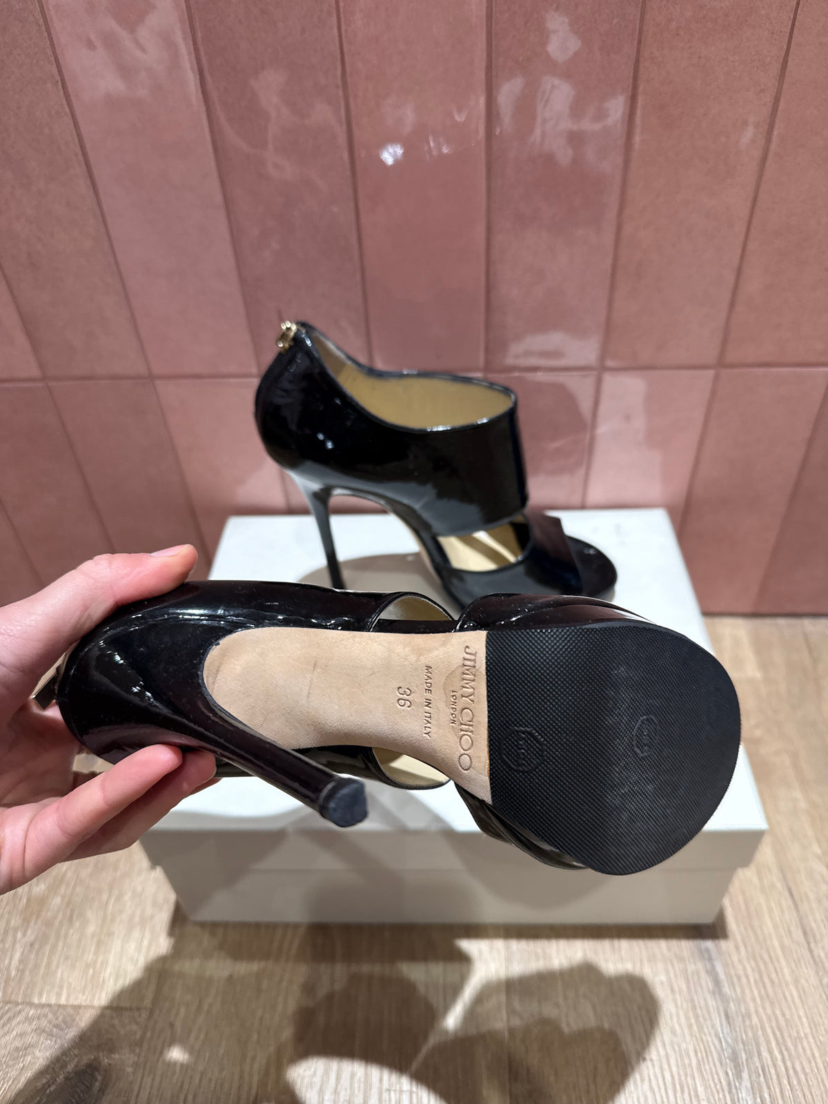 Escarpins noir Jimmy choo T.36