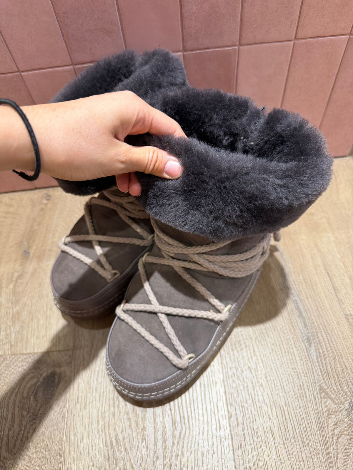 Bottines taupe Inuikii T.38 28/08