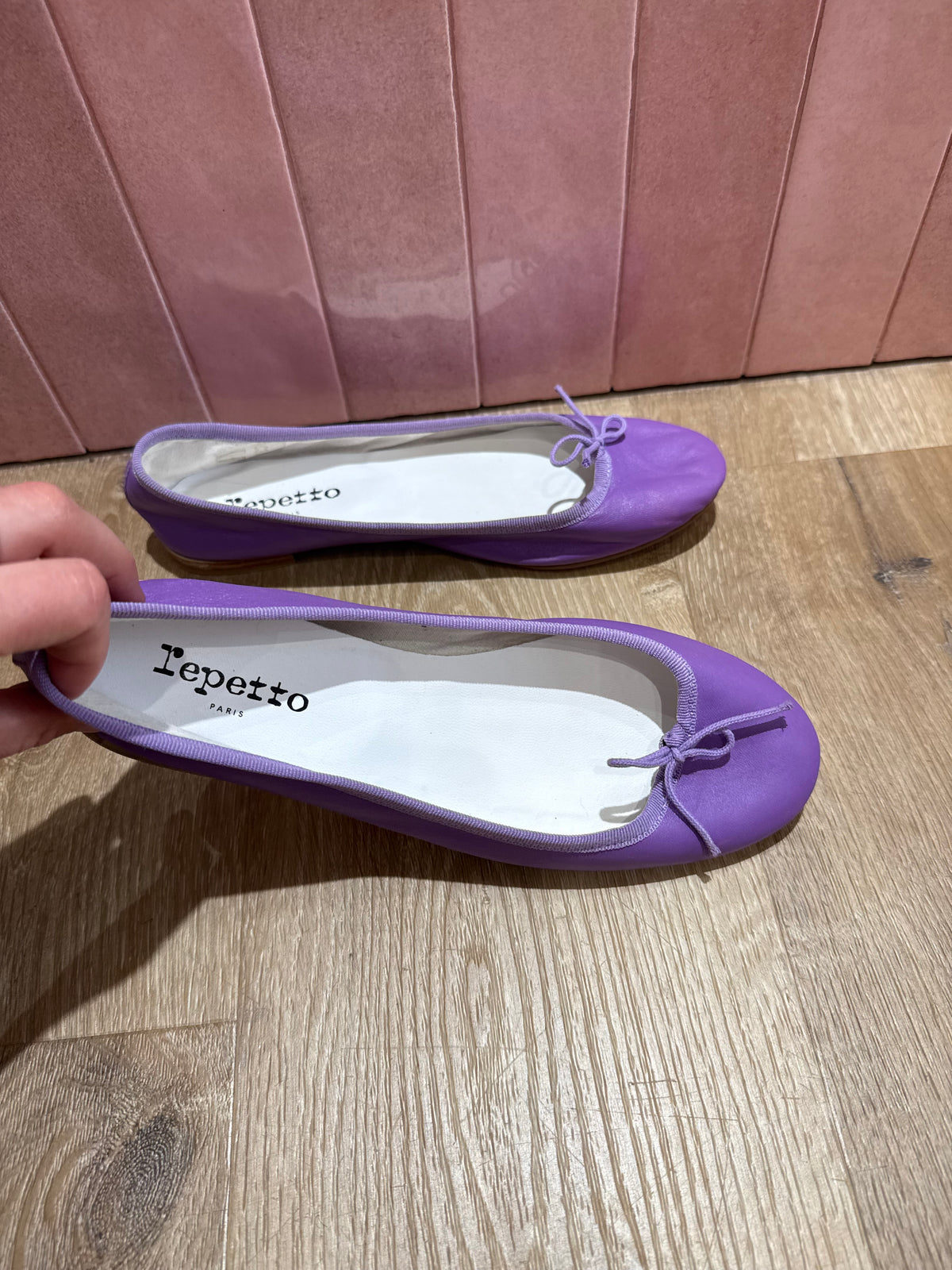 Ballerines violette Repetto T.39 10/06