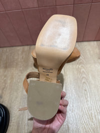 Sandales marron Minelli T.36 cuir