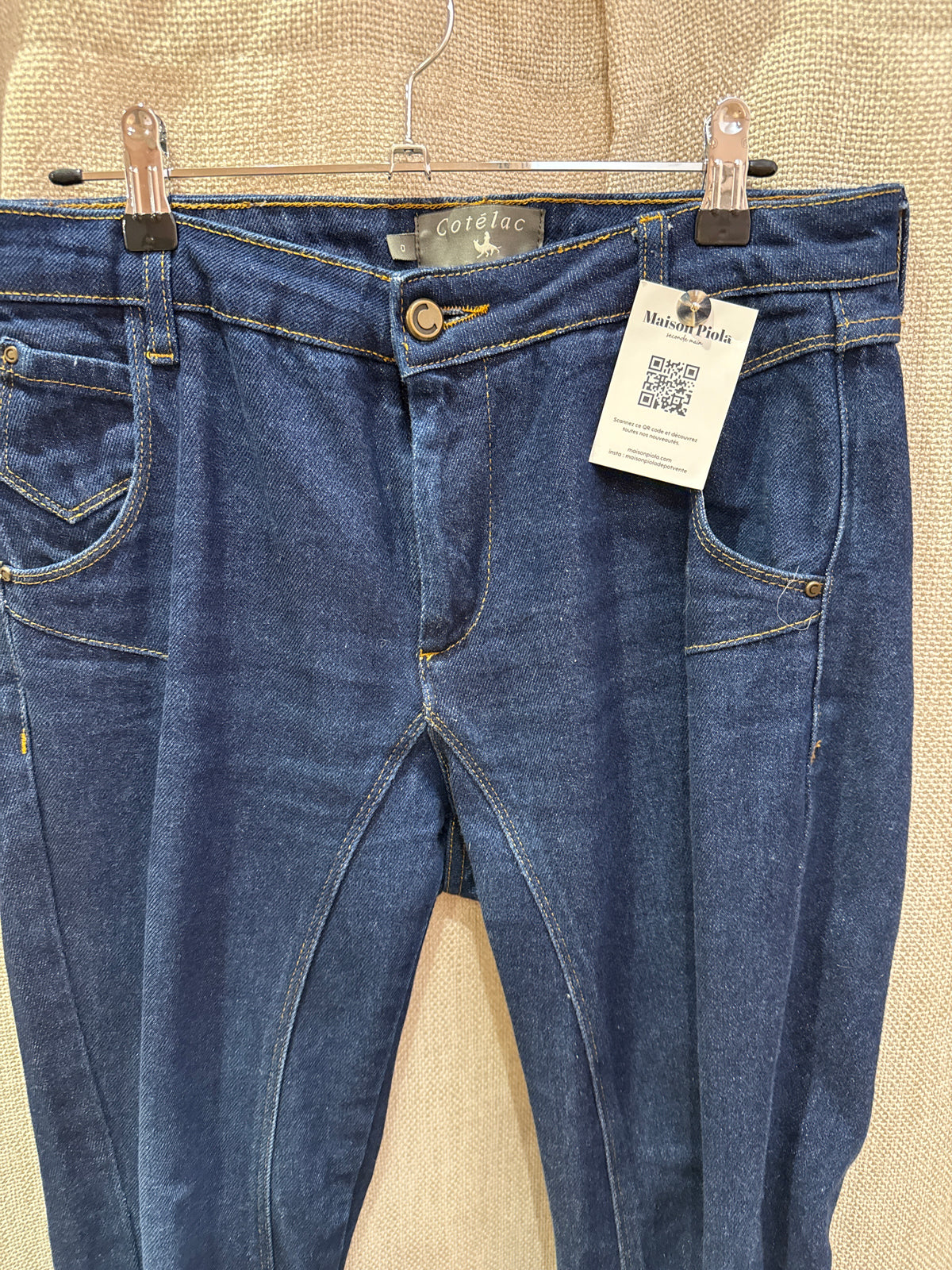 Jean Cotélac bleu brut taille XS