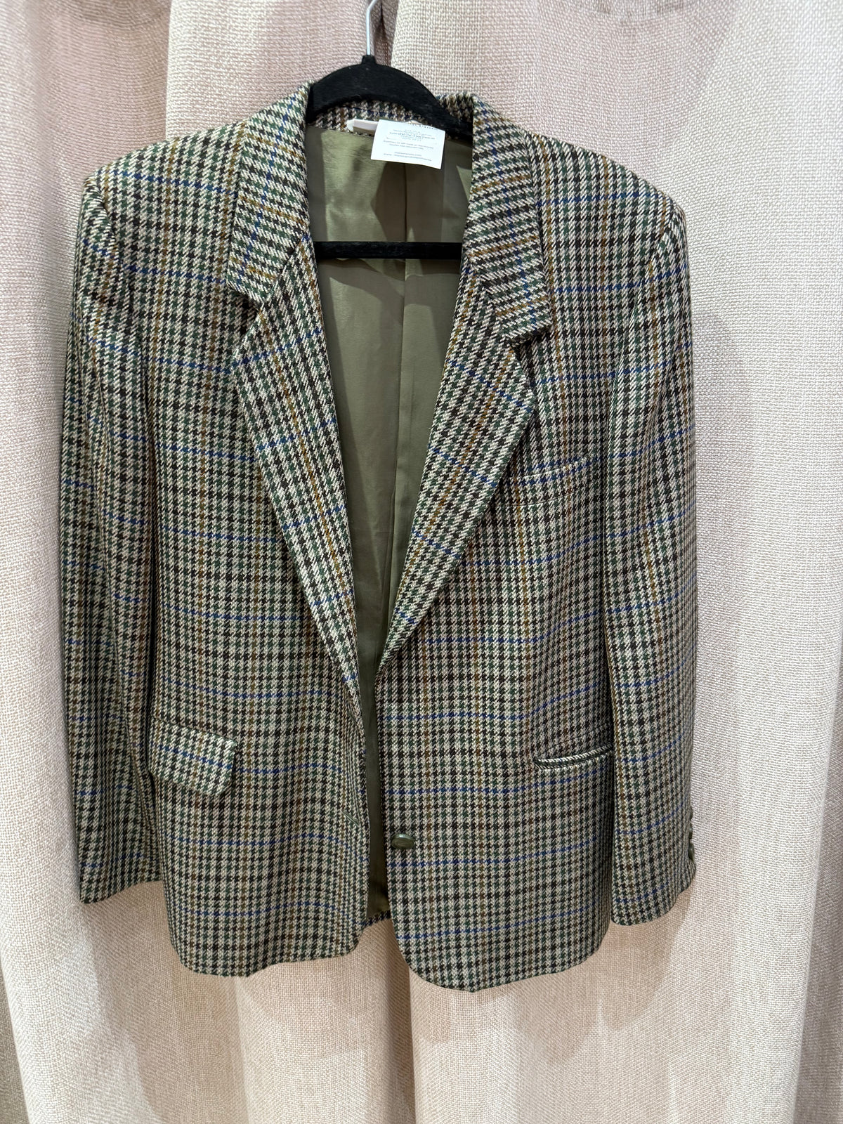 Veste Burberry pied de poule T.40