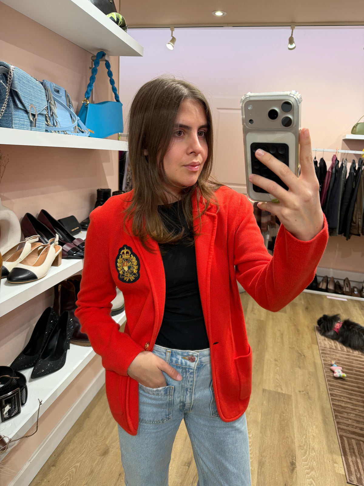 Blazer rouge Ralph Lauren - T.S 14/09