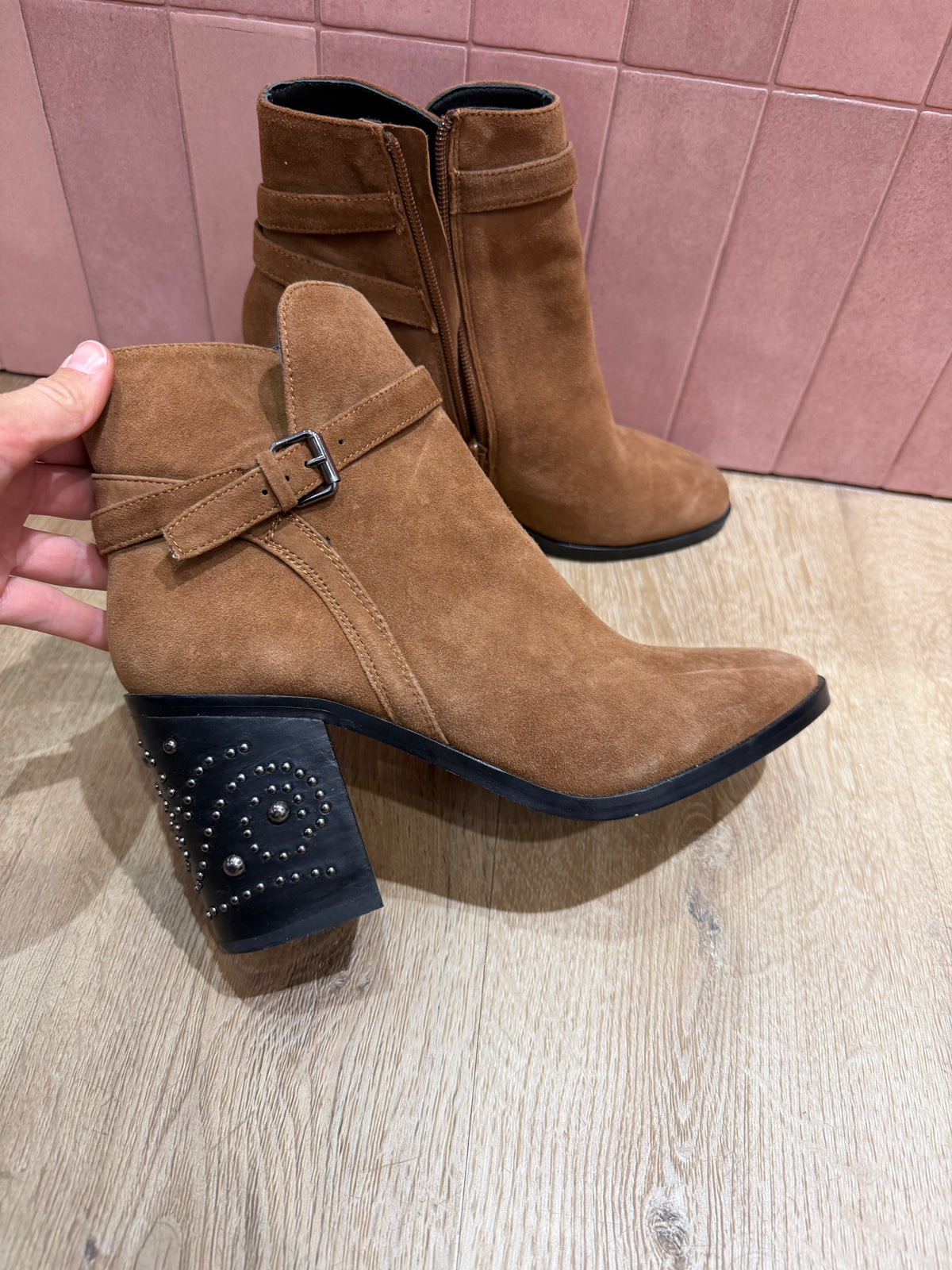 Bottines Minelli t.40 Camel 07/10