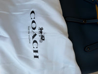 Sac coach en cuir bleu 16/08