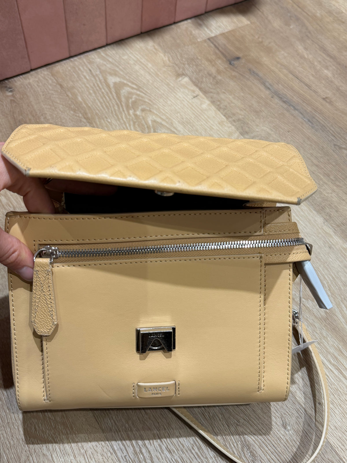 Sac beige Nino en cuir Lancel 20/10