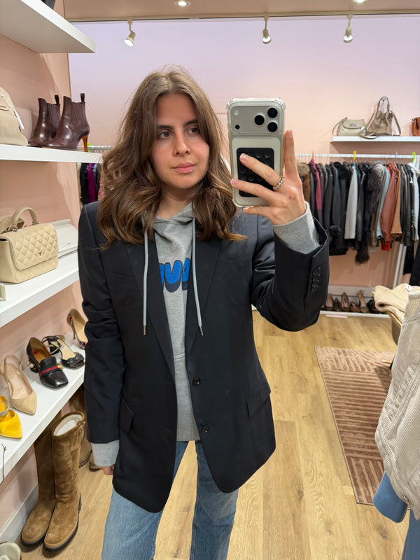 Dior - Blazer bleu nuit  - T.XL 22/09