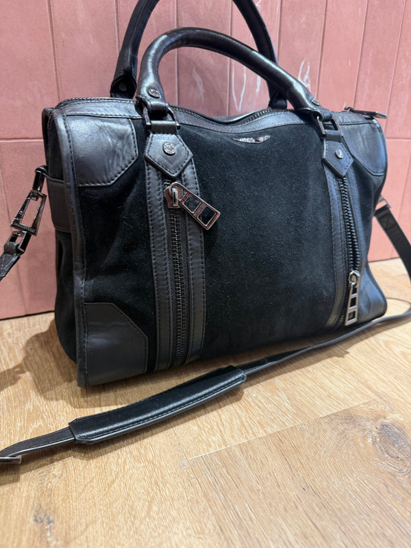 Sac noir Zadig & voltaire en cuir 01/08