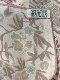 Foulard Hermès fleurs de giverny +boite