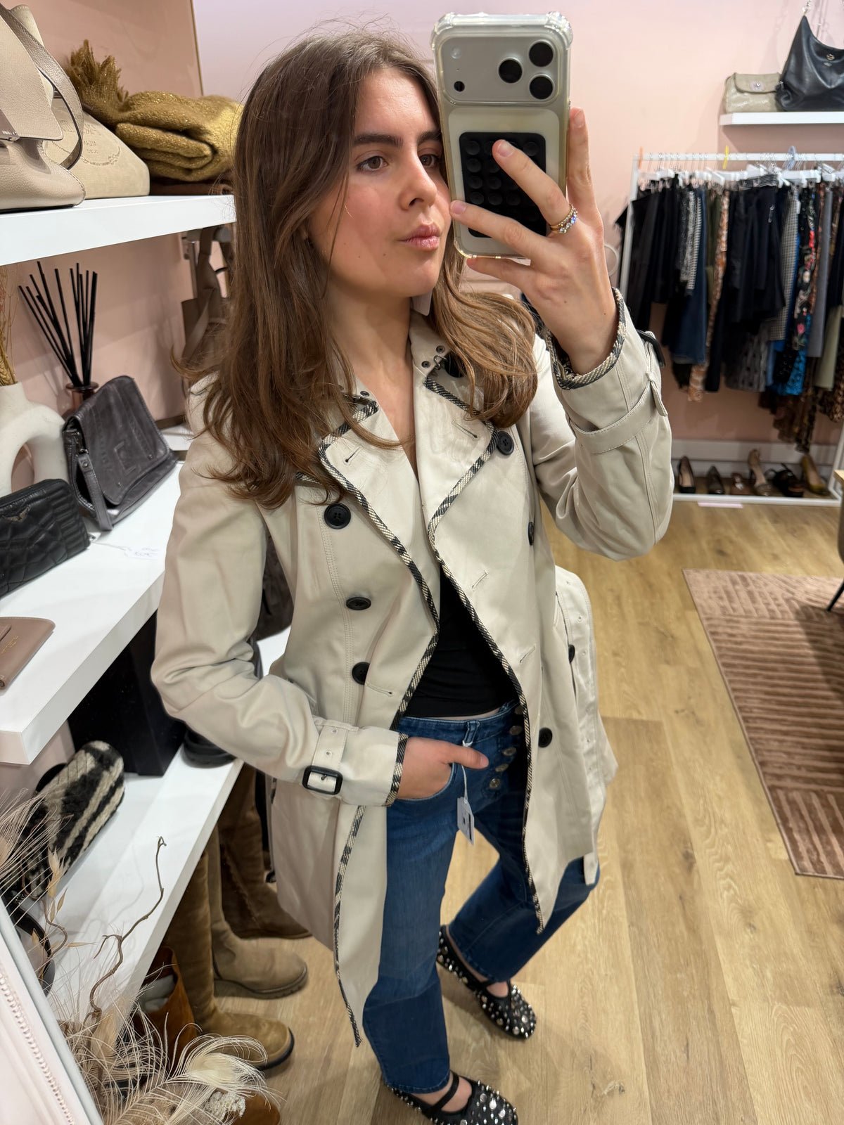 Trench beige Burberry - T.36 15/10