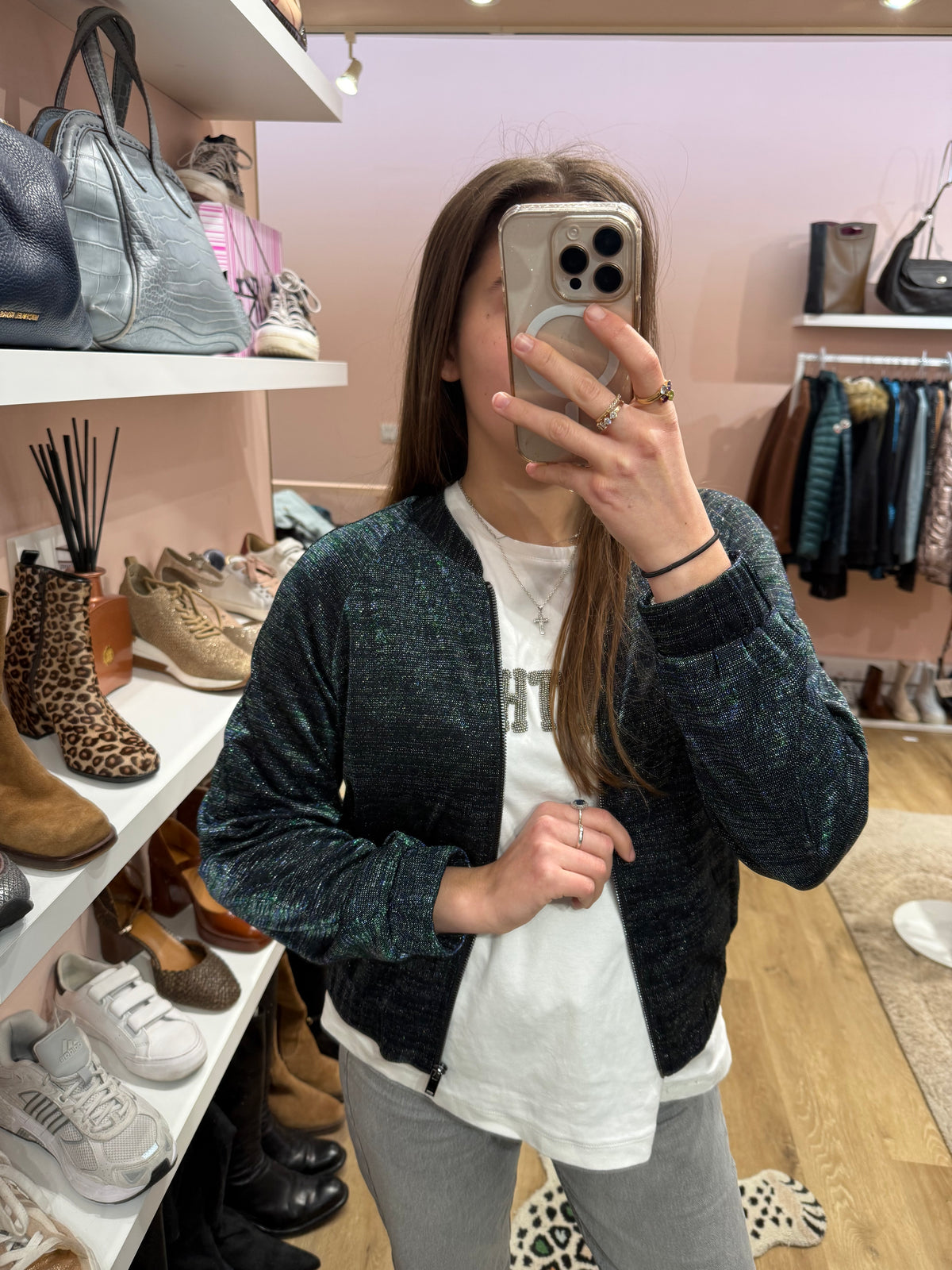 Bomber Vert brillant T.36