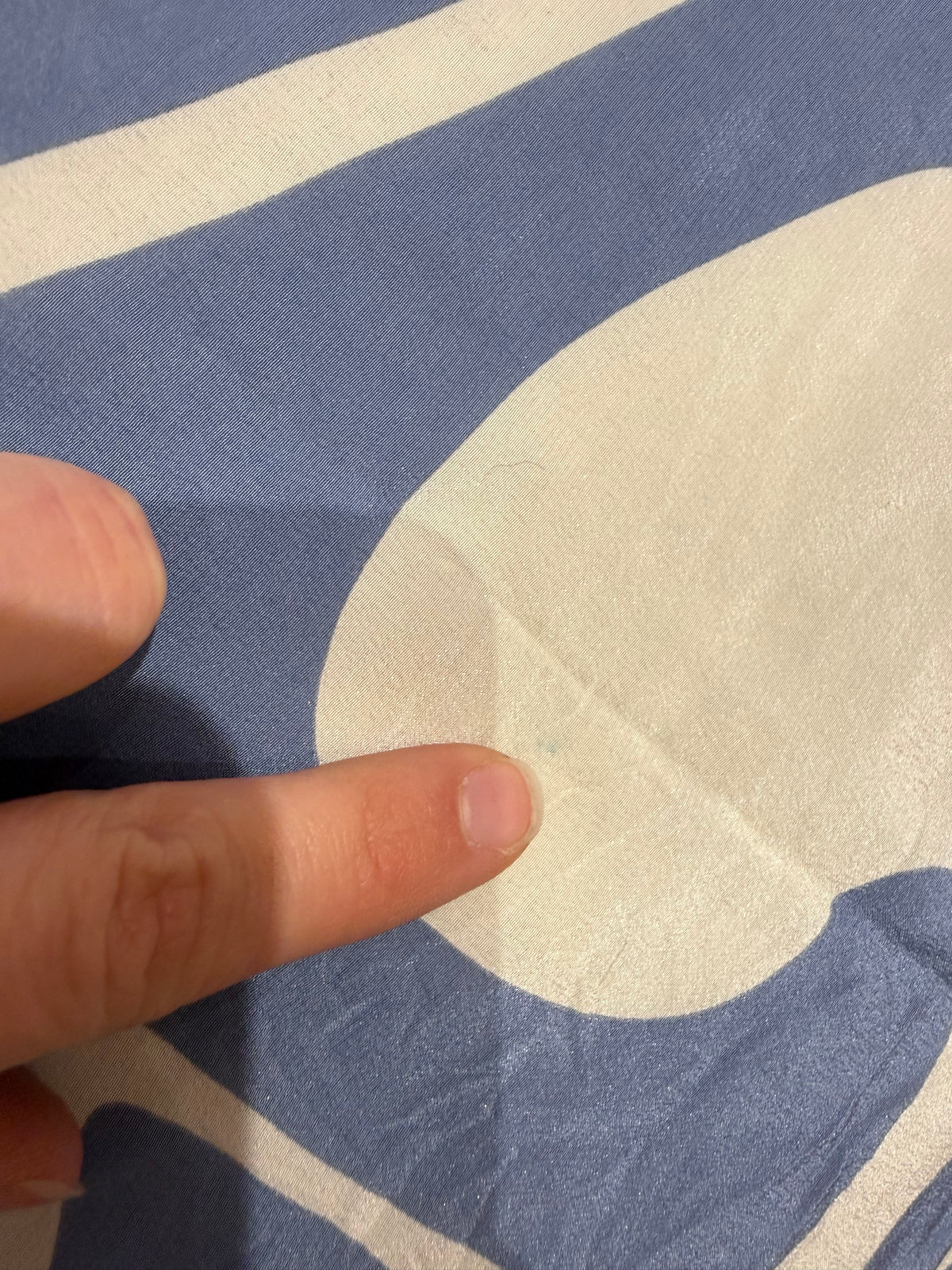 Foulard Moschino bleu T.U soie