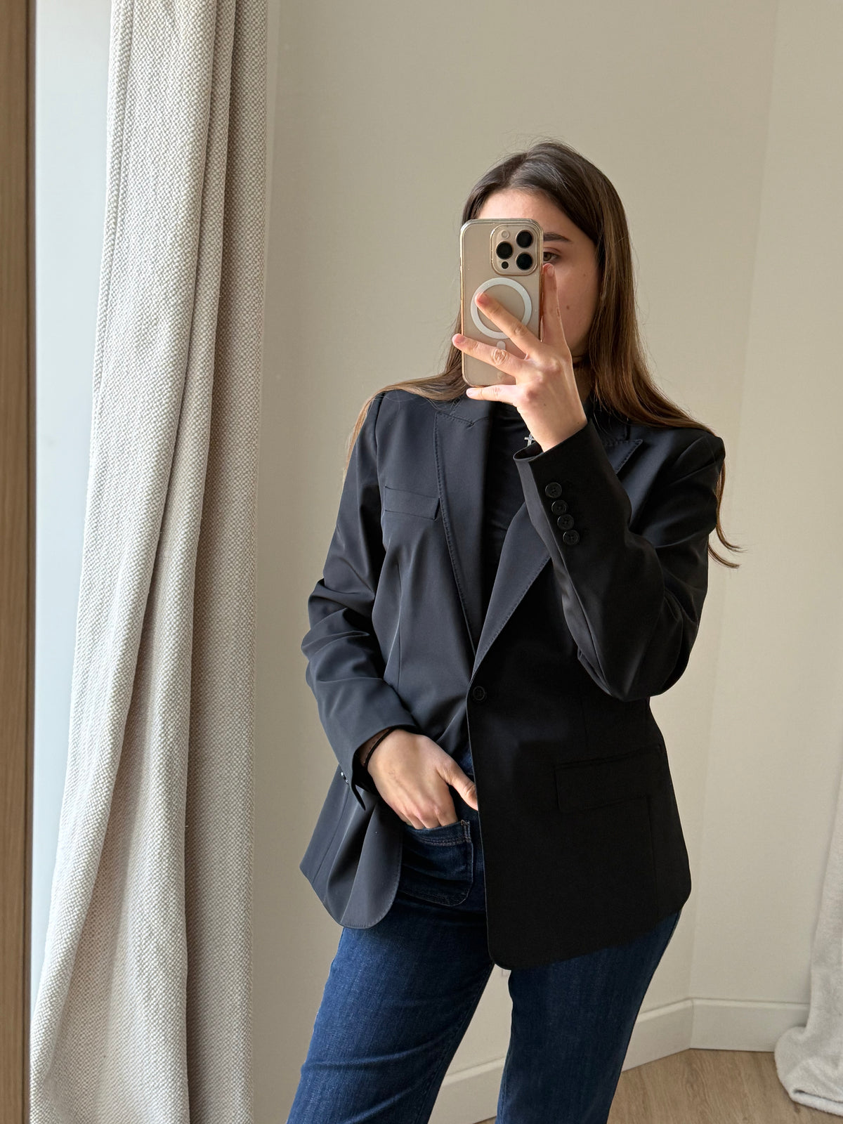Blazer noir Michael Kors T.38/40