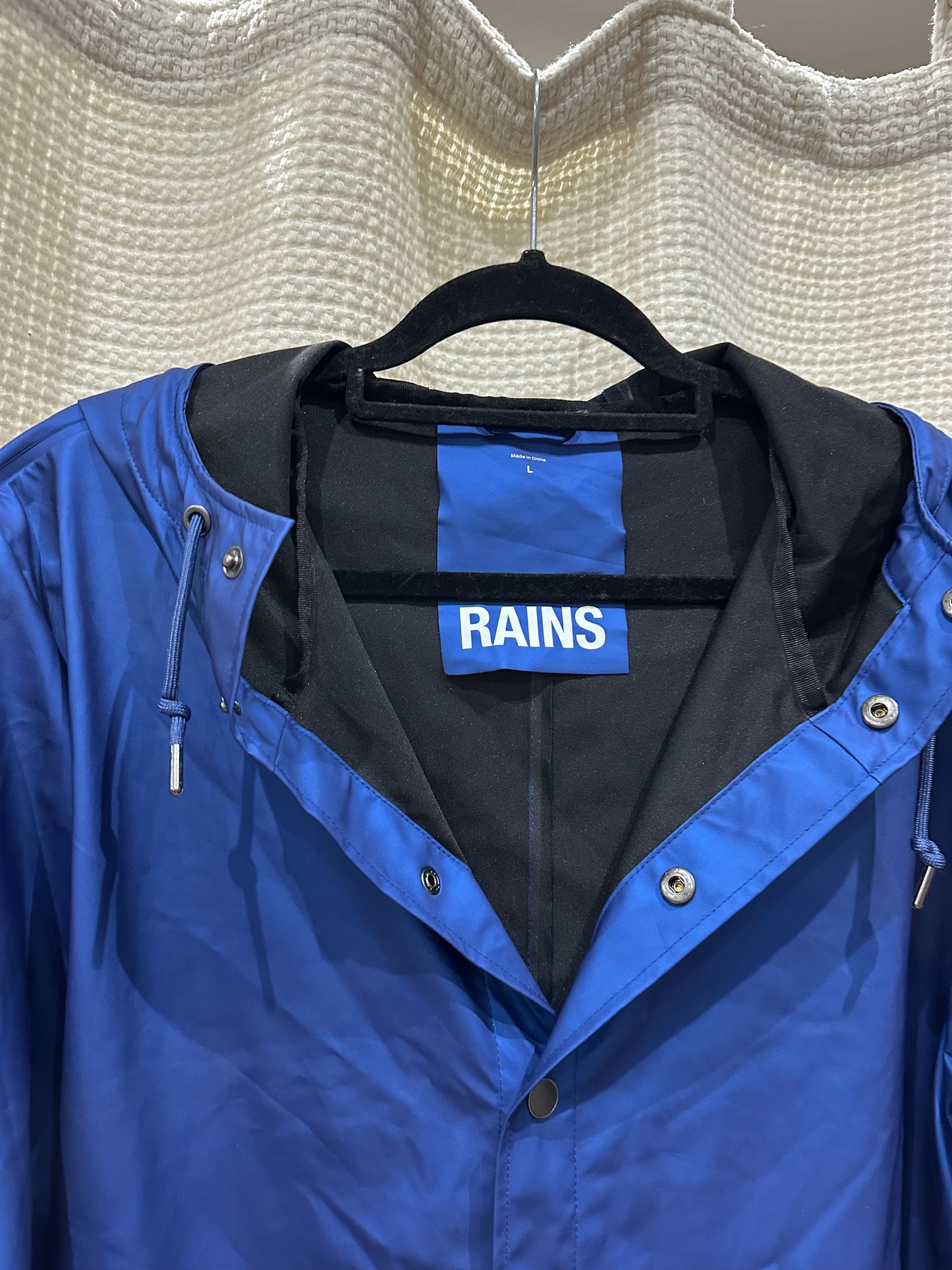 Veste imperméable bleue rains taille L