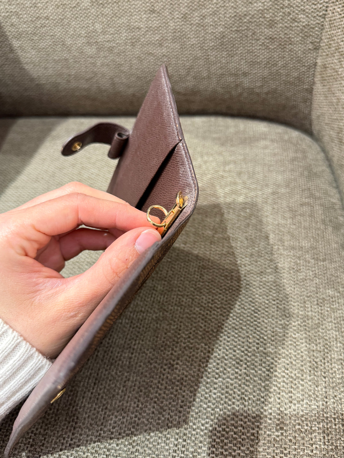 Agenda Louis Vuitton Damier Ébène 19/10