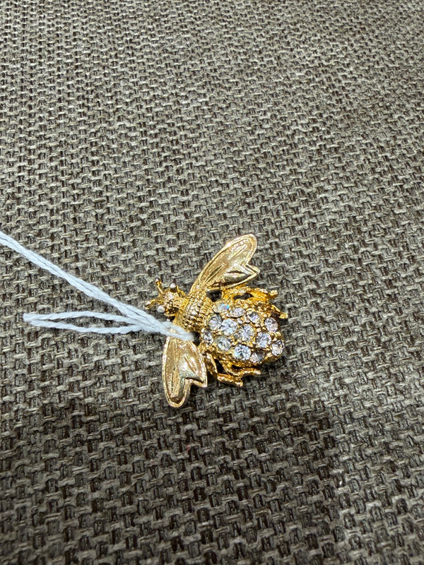 Broche abeille vintage doré 18/09