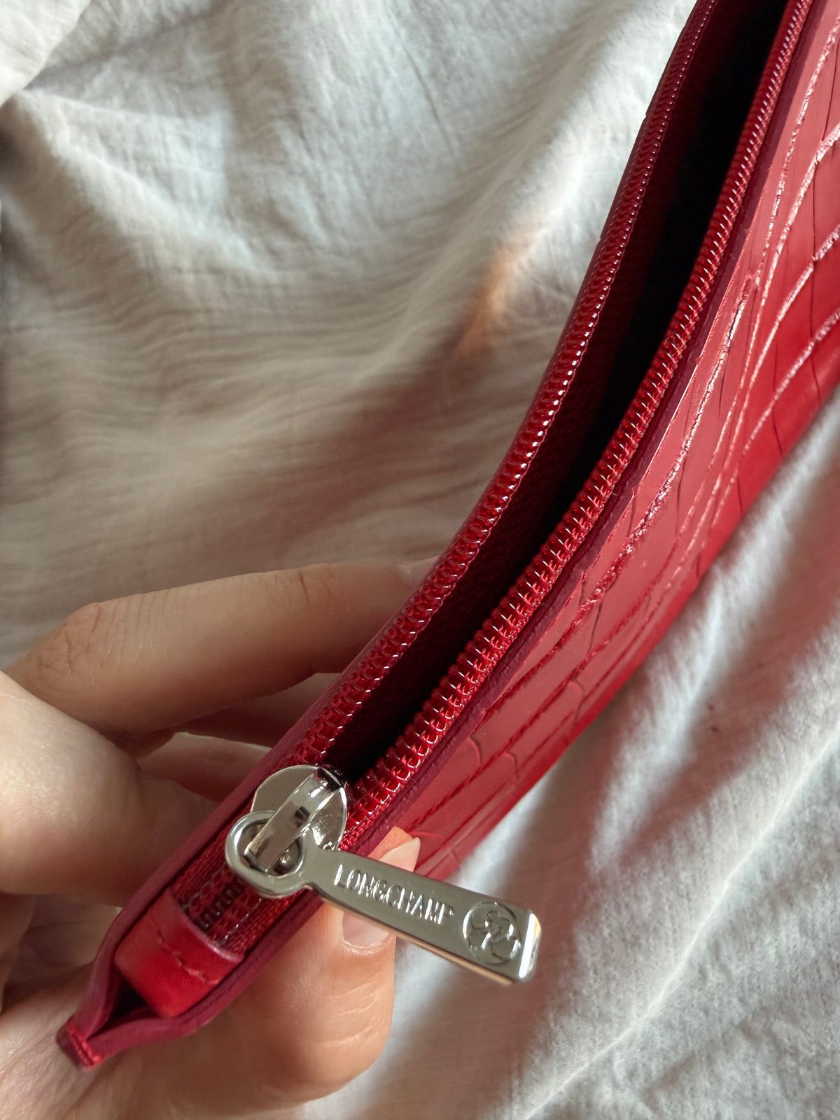 Pochette route Longchamp cuir 27/07