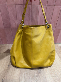 Sac cuir jaune 26/05