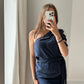 Robe marine Claudie T.XS