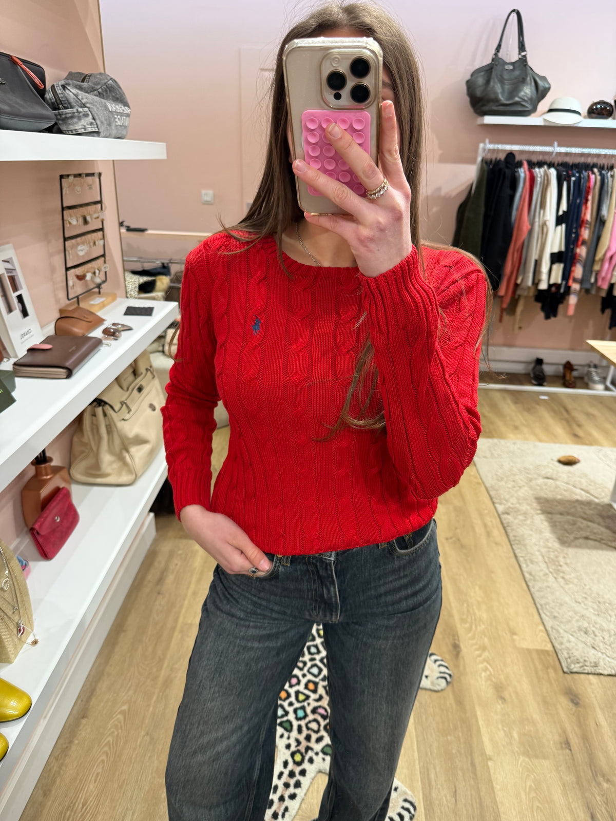 Pull Ralph Lauren Rouge T.M