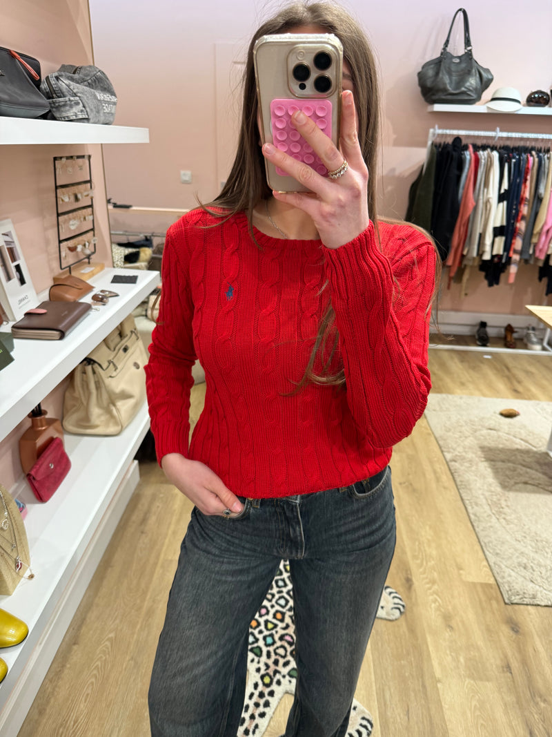 Pull Ralph Lauren Rouge T.M