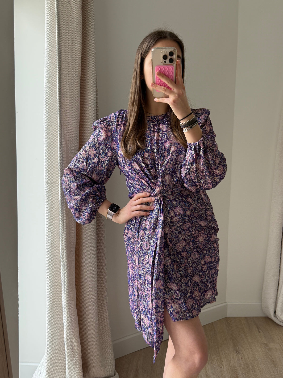 Robe Maje violette T.XS