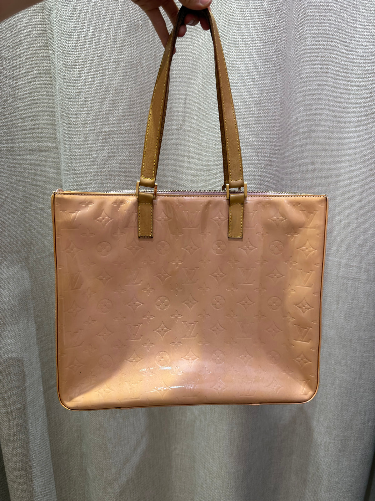 Sac rose Louis Vuitton vernis 08/07