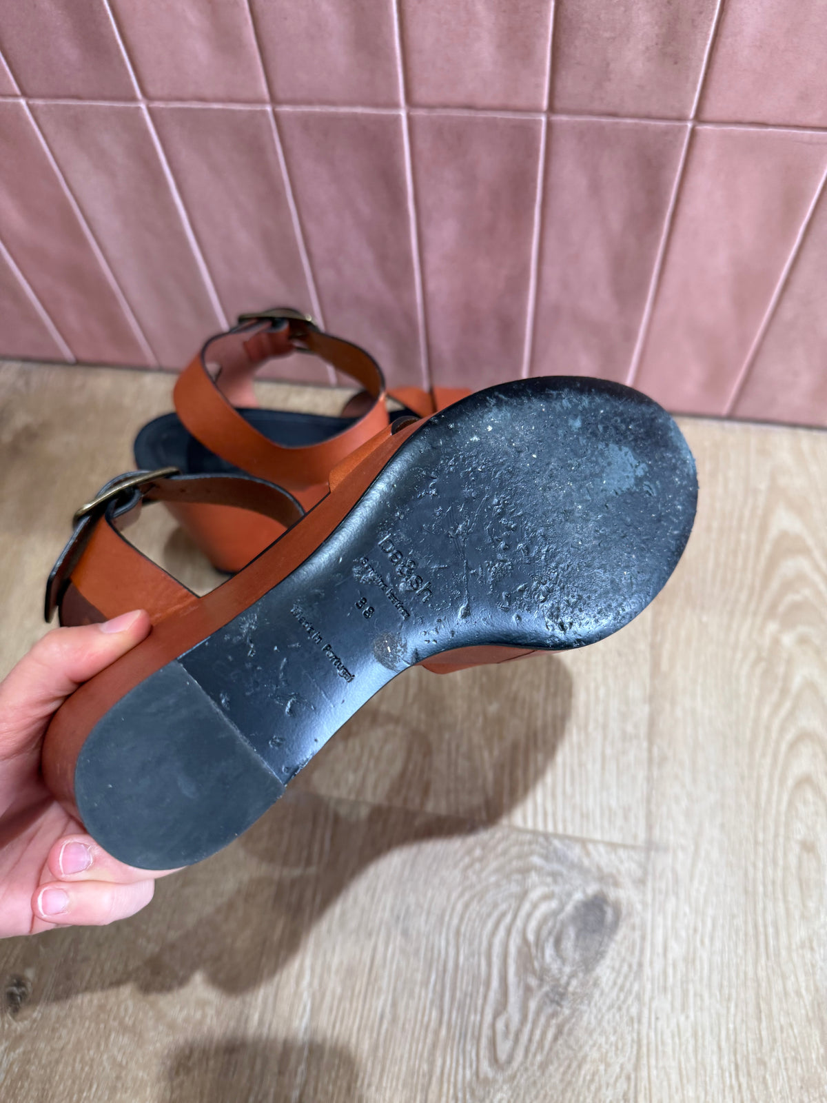 Sandales marron Ba&sh T.38 10/06