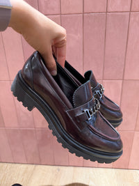 Mocassins bordeaux Hardrige T.37 27/08