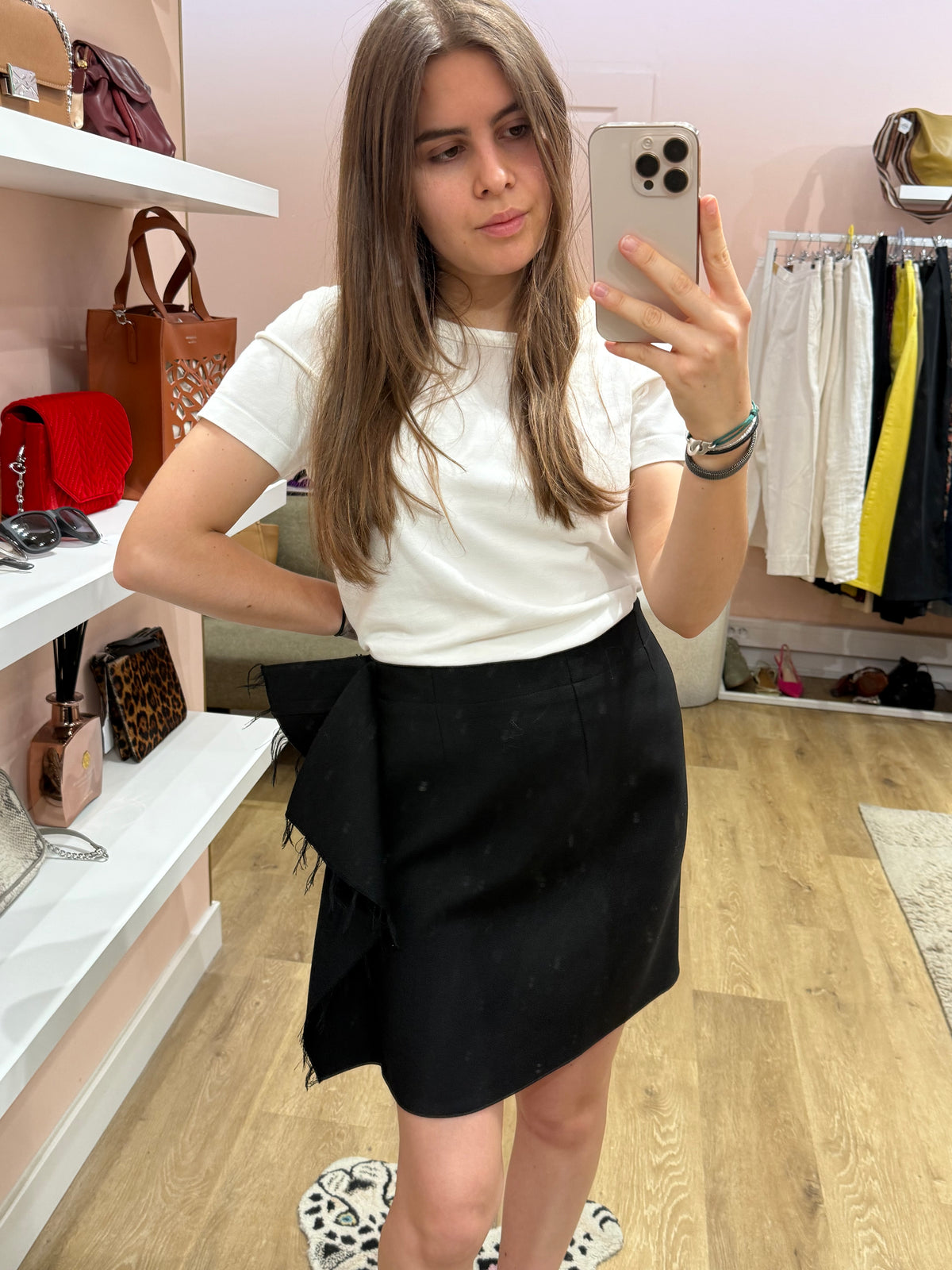 Margiela Jupe Noir Jupe courte T.40 10/07